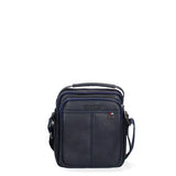 Borsa a tracolla uomo 100% pelle PU PCL3056-BLUE Northampton Polo Club
