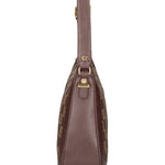 Vigevano Borsa a tracolla da donna 100% poliuretano B16174-MARRONE Braccialini