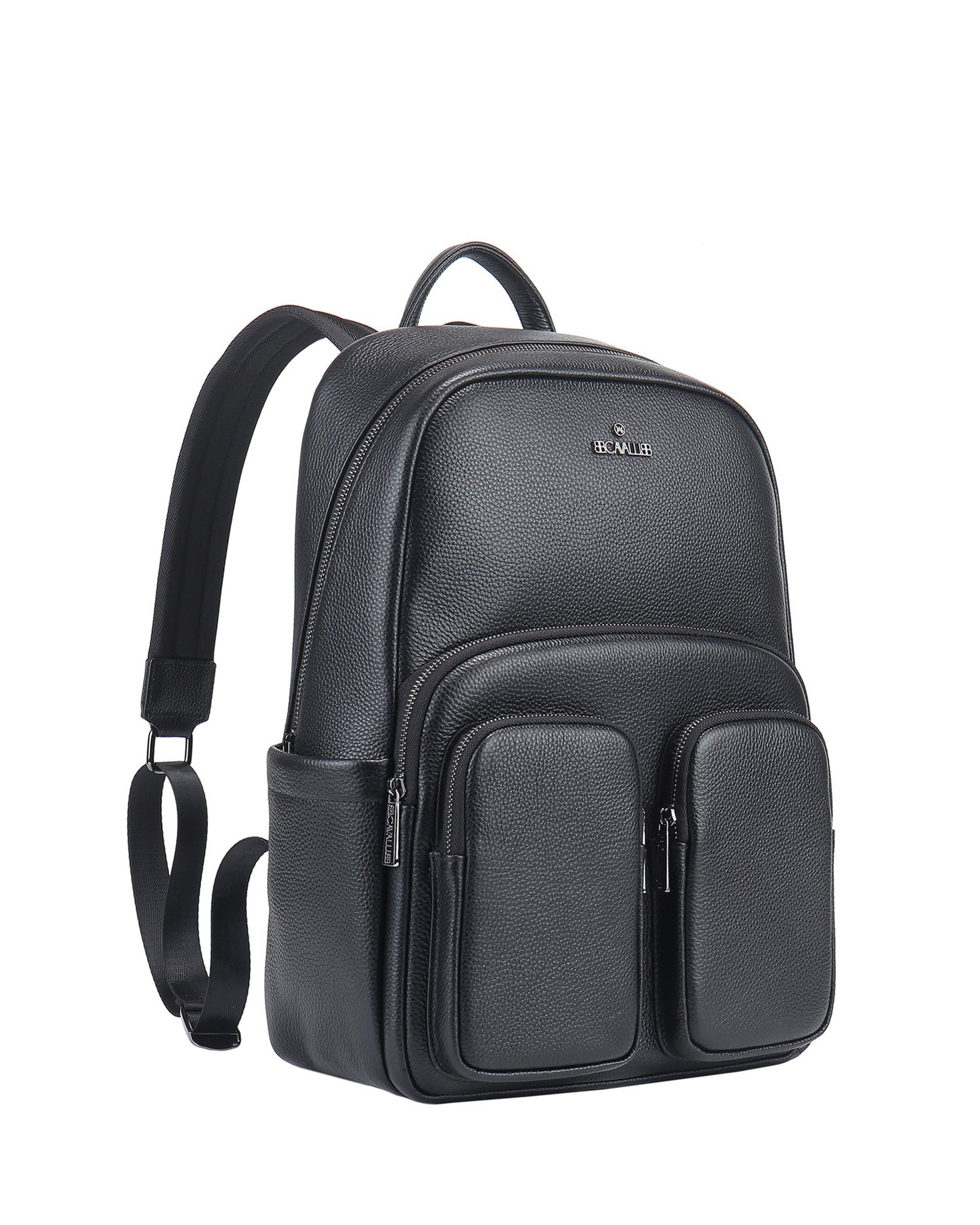 Zaino unisex in vera pelle Casual BC1296-NERO B Cavalli