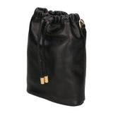 Angela Borsa a sacca da donna Vera pelle 05412-NERO BLACK Gave Lux