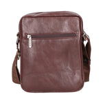 Borsa a tracolla uomo 100% pelle PU PCL3105-COFFEE Northampton Polo Club