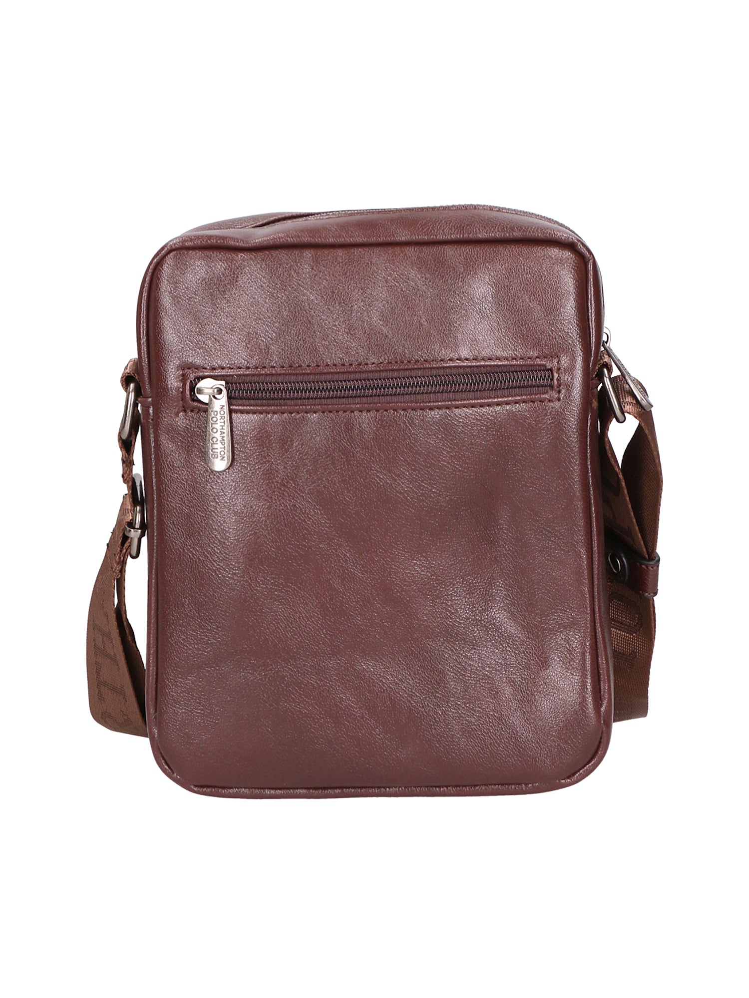 Borsa a tracolla uomo 100% pelle PU PCL3105-COFFEE Northampton Polo Club