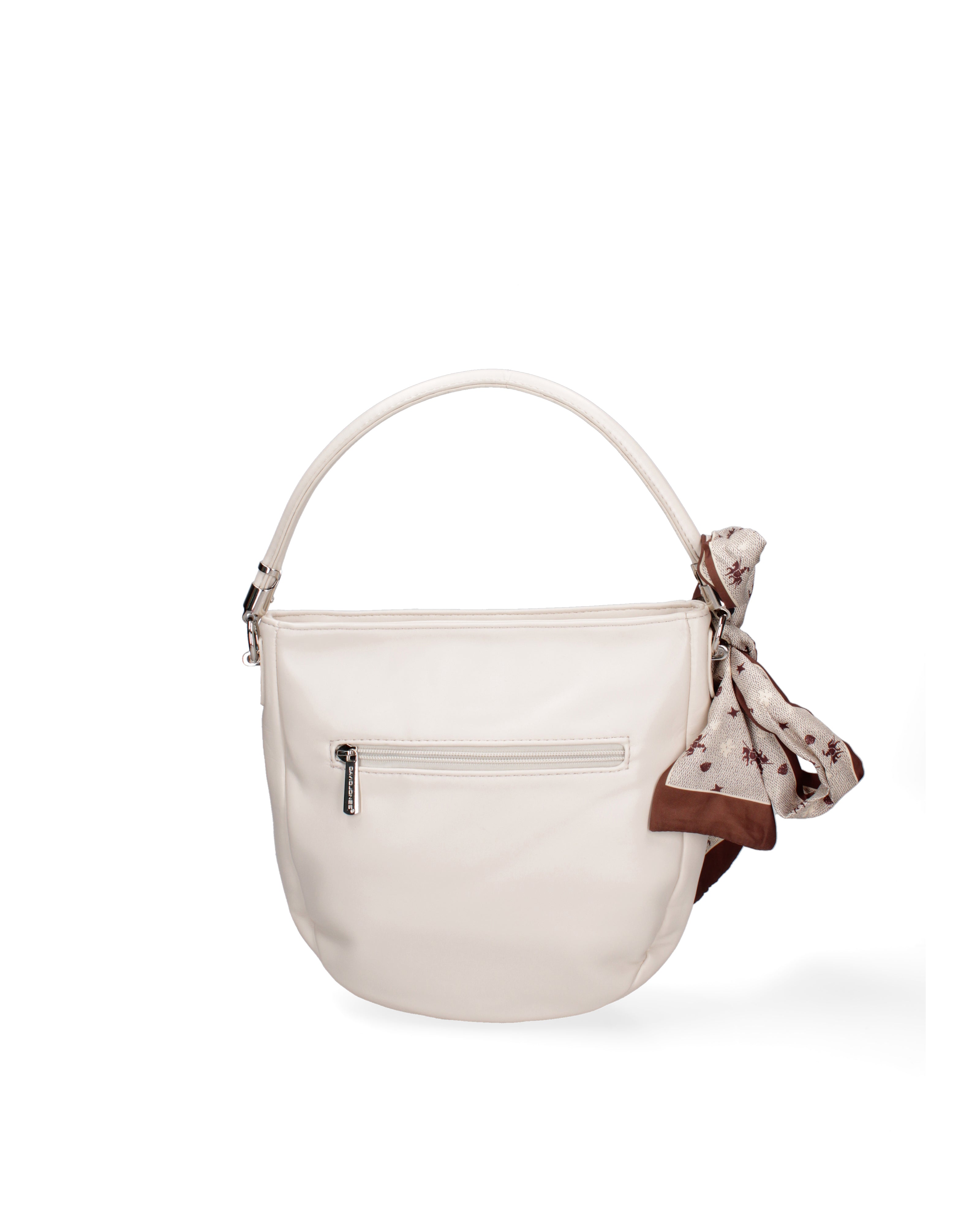Borsa a mano da donna Ecopelle vegana CM6486-IVORY David Jones