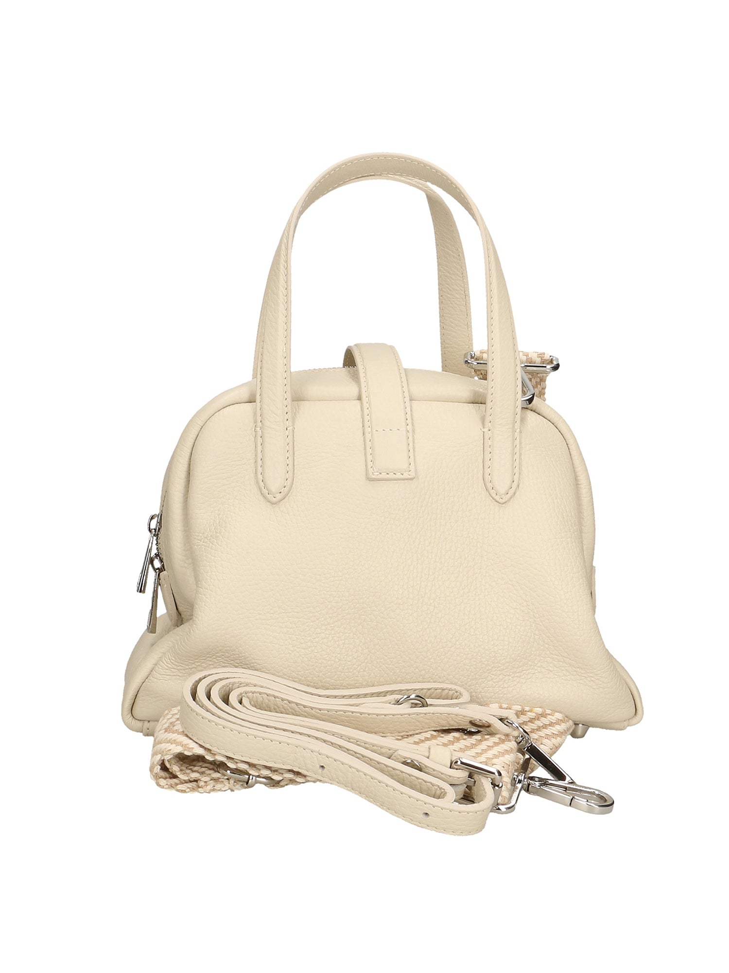 Orietta Borsa a mano da donna Vera pelle 01669-D37 LATTE MILK Gave Lux