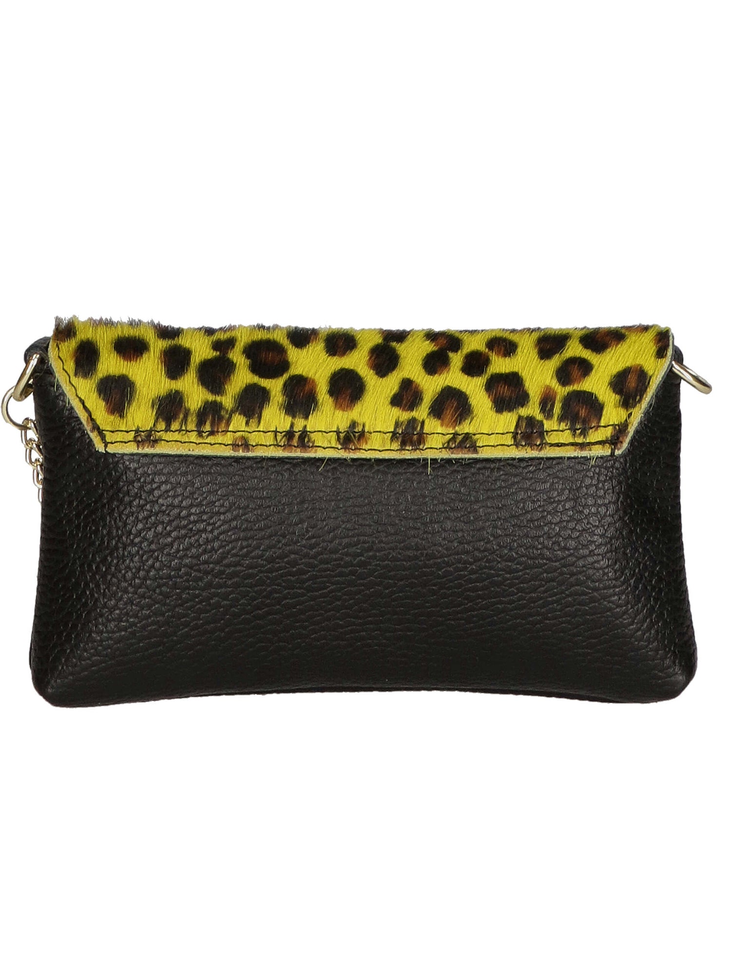 Safira Borsa a mano da donna Vera pelle 04760-LEO P GIALLO Gave Lux
