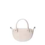 Mae Borsa a mano da donna Vera pelle 07142-D37 LATTE Viola Castellani