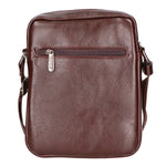 Borsa a tracolla uomo 100% PU Leather PCL3080-BROWN Northampton Polo Club