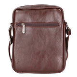 Borsa a tracolla uomo 100% PU Leather PCL3080-BROWN Northampton Polo Club