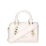 Seraphina Chic Borsa a mano da donna 100% poliuretano B16482-BIANCO Braccialini
