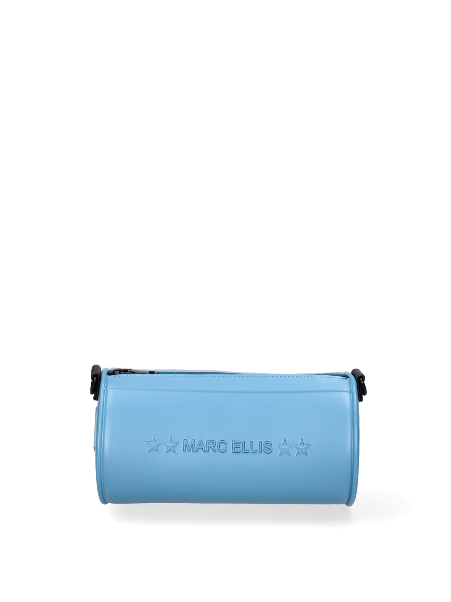 Borsa a tracolla da donna 100% Pvc FLAT-ANONA-SUGAR BLUE - BLACK Marc Ellis