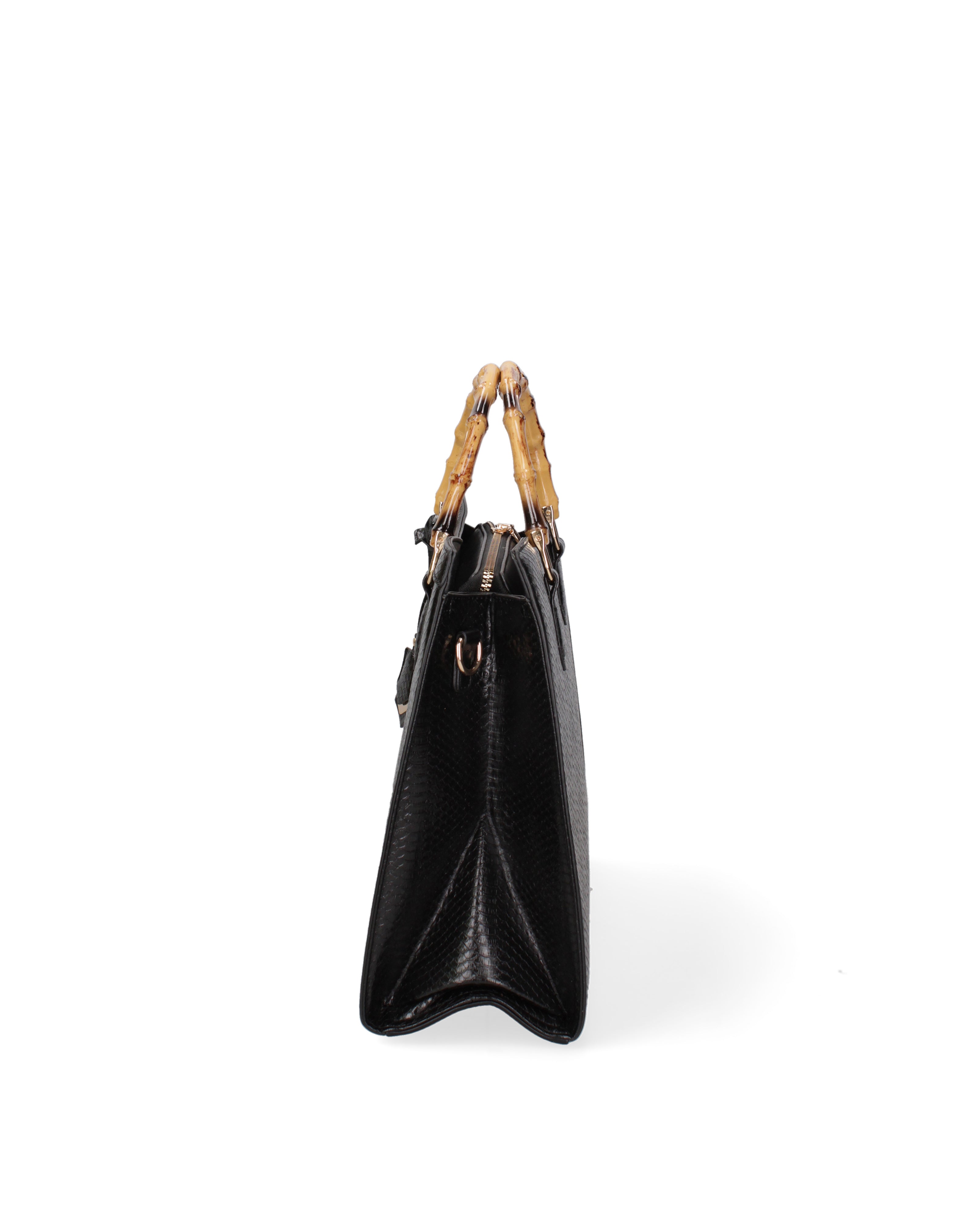 Borsa a spalla da donna Ecopelle vegana DC3333-3-BLACK Diana&co