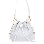 Ravello Borsa a spalla da donna Vera pelle 8977-BIANCO Gave Lux