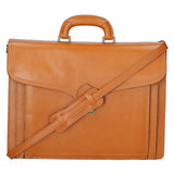 Nevio 7010-CUOIO COGNAC Borsa da lavoro uomo in pelle Gave Lux