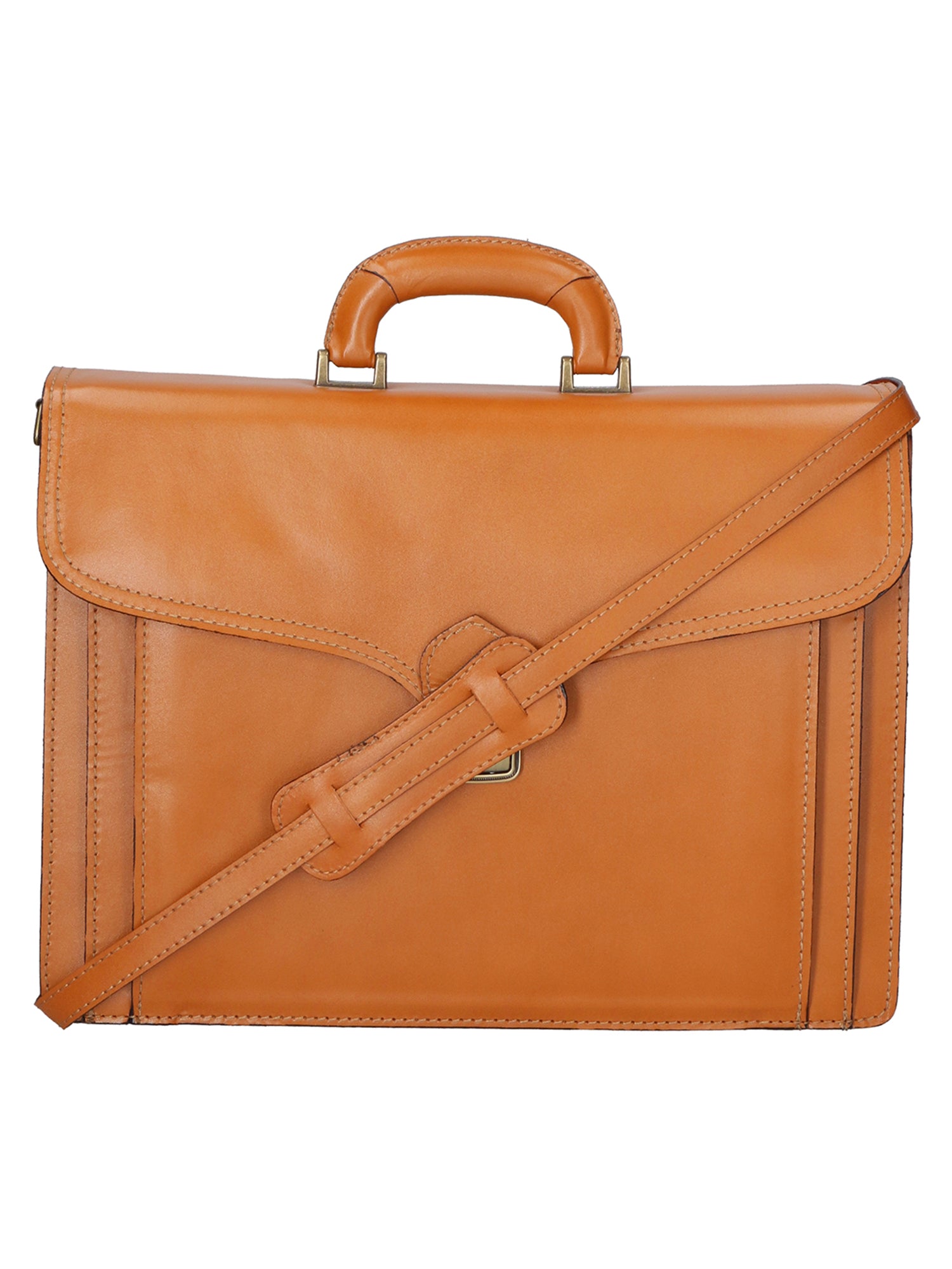 Nevio 7010-CUOIO COGNAC Borsa da lavoro uomo in pelle Gave Lux