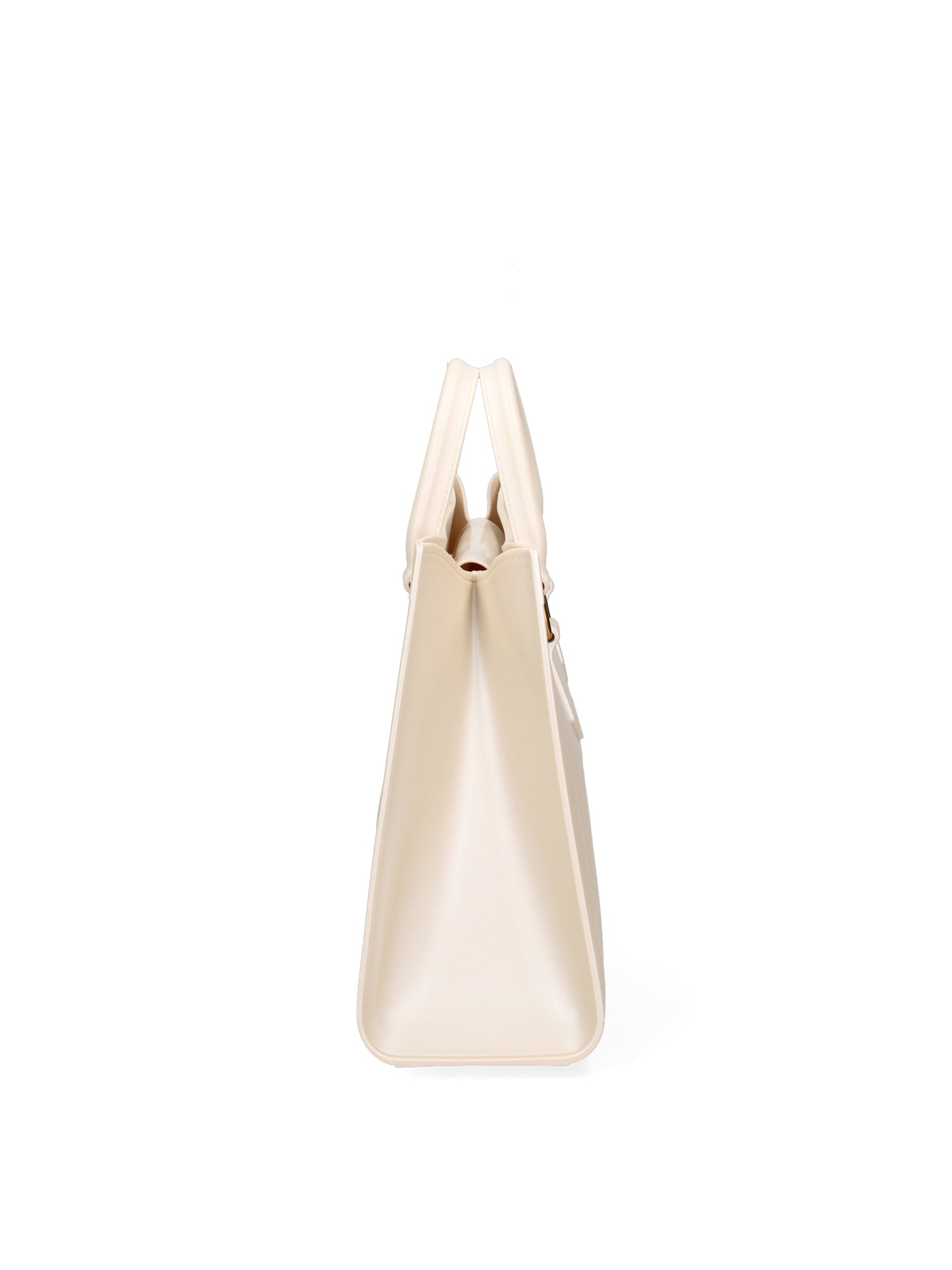 Borsa a mano da donna 100% Pvc FLAT-WOOD-M 24-WHITECAP - LIGHT OTTONE Marc Ellis