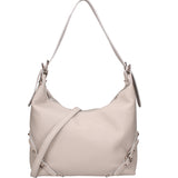 Fiorenza Lux Borsa a spalla da donna Vera pelle 07140-D86 GRIGIO PERLA Viola Castellani