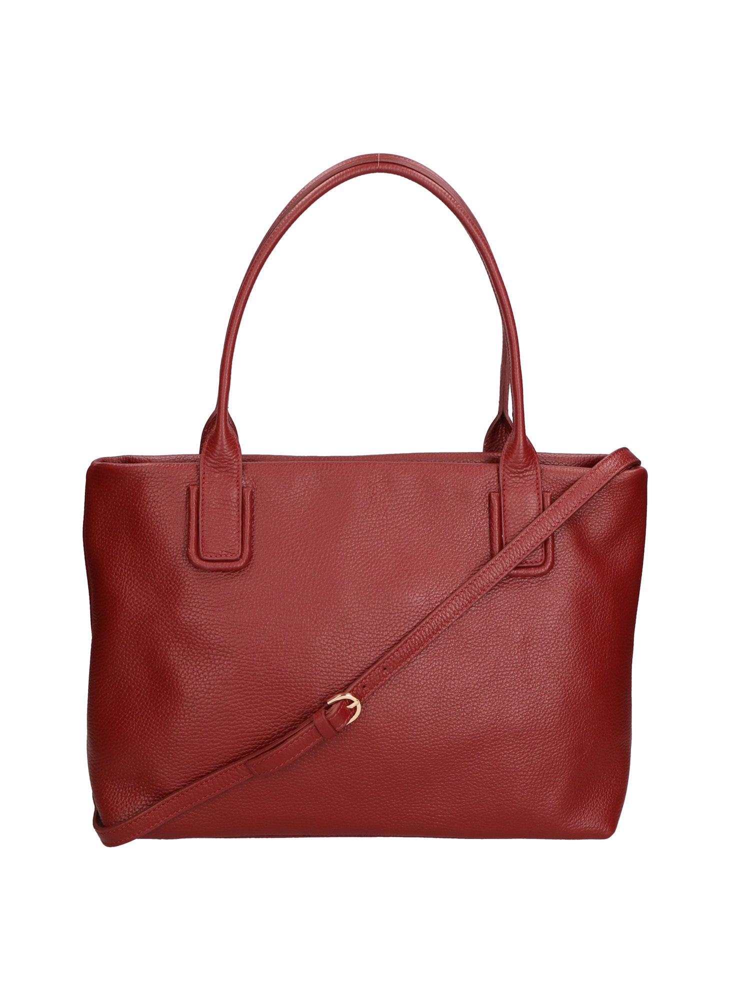 Lorena Borsa a spalla da donna Vera pelle 06506-D10 ROSSO SCURO Gave Lux