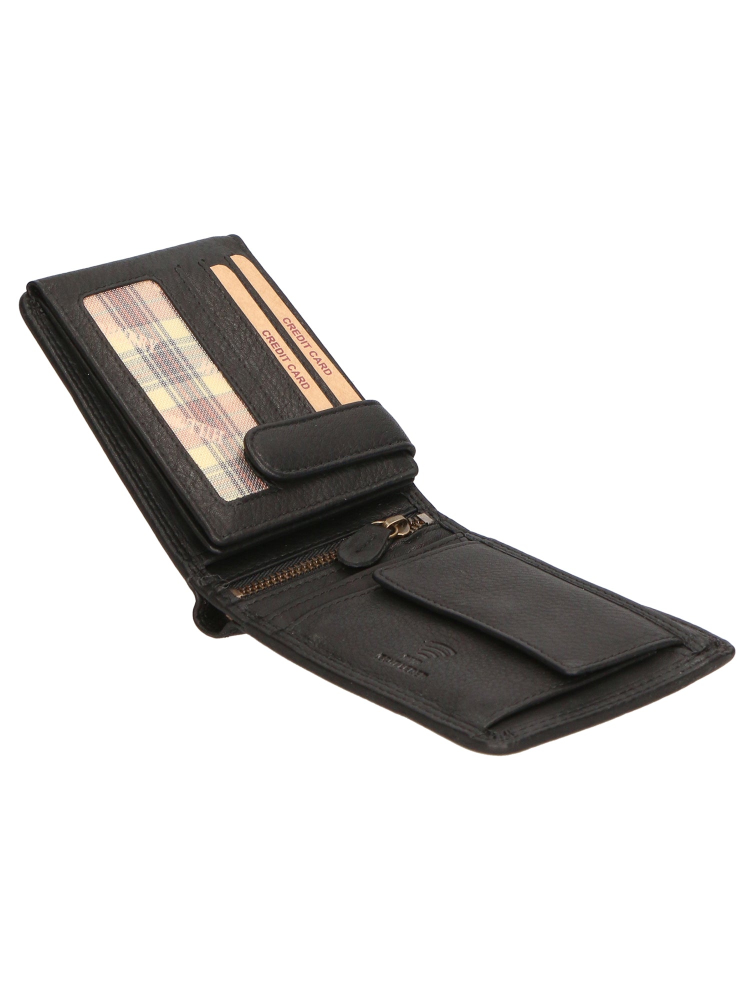 Portafoglio uomo in vera pelle RFID HILB-6404EAGLE-NERO Hill Burry