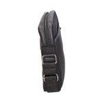 Borsa a tracolla uomo Pelle vegana e nylon PCL3062-BLACK Northampton Polo Club