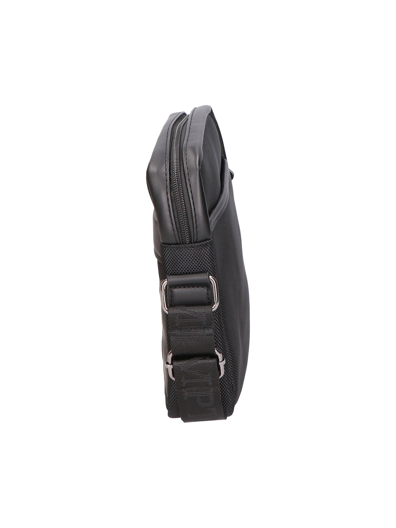 Borsa a tracolla uomo Pelle vegana e nylon PCL3062-BLACK Northampton Polo Club