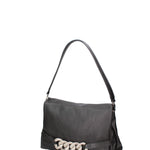 Borsa a spalla da donna 100% vera pelle JR-W-1160L-DO-BLACK + SILVER John Richmond