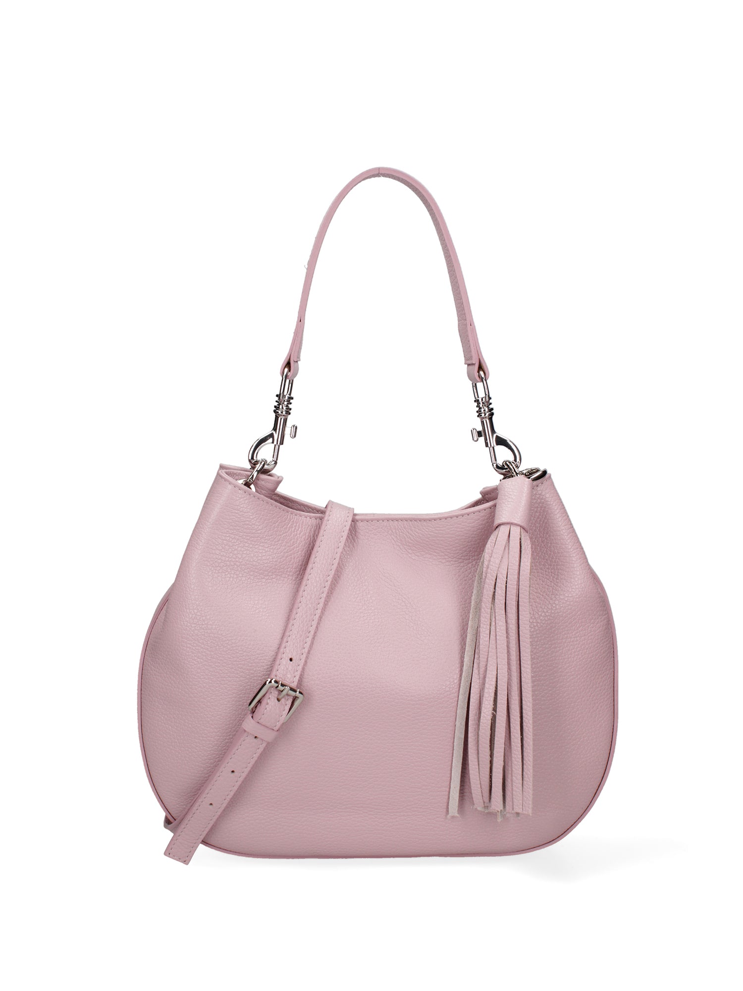 Borsa a spalla da donna Vera pelle 07316-D56 PINK Roberta Rossi