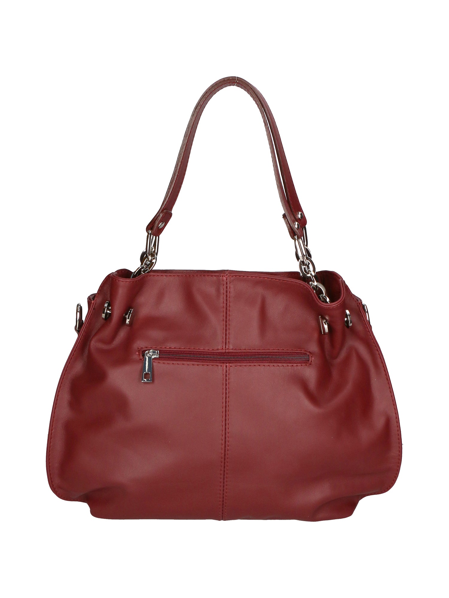 Ereba Borsa a mano da donna Made in Italy 100% pelle 3305-S34 BORDO Gave Lux