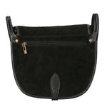 Brigitta Borsa a tracolla da donna Vera pelle 10026-NERO Gave Lux
