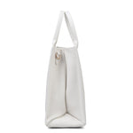 Borsa a mano da donna 100% pelle vegana PU 715-3PT-WHITE Diana&co