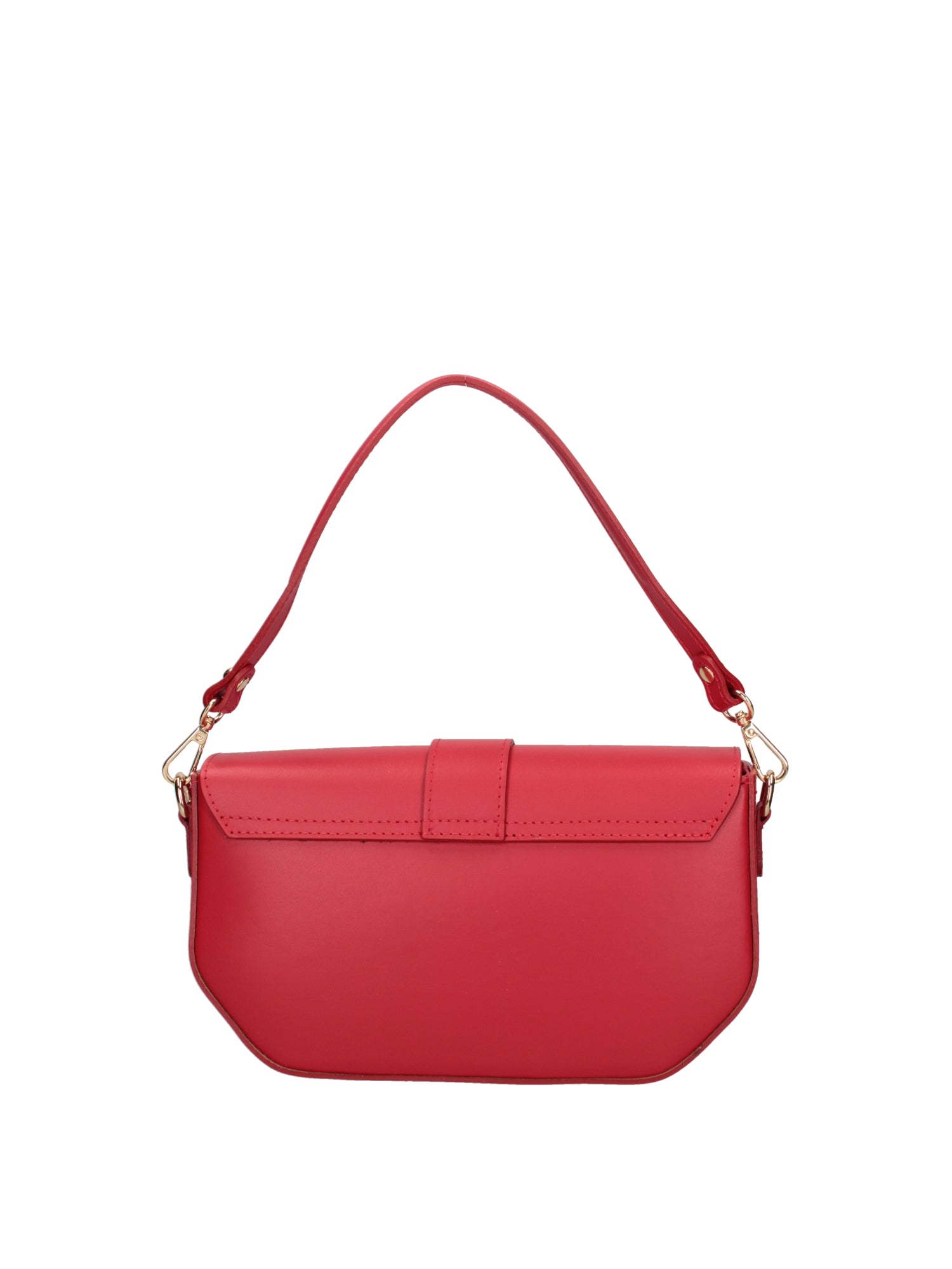 Borsa a spalla da donna Vera pelle 07229-L214 ROSSO Roberta Rossi