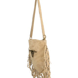 Solana Borsa a tracolla da donna Vera pelle 1518-TAUPE Gave Lux