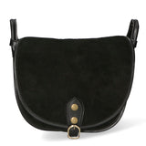 Brigitta Borsa a tracolla da donna Vera pelle 10026-NERO Gave Lux