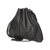 Nunzia Borsa a spalla da donna Vera pelle 576042-NERO BLACK Gave Lux
