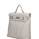 Borsa a mano da donna Vera pelle 07248-D86 GRIGIO PERLA Roberta Rossi