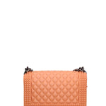 Borsa a mano donna 100% gomma FLAT PENKA M-DARK RUST-SATIN CDF Marc Ellis