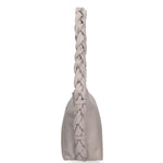 Isara Borsa a spalla da donna Vera pelle 07170-S86 GRIGIO Gave Lux