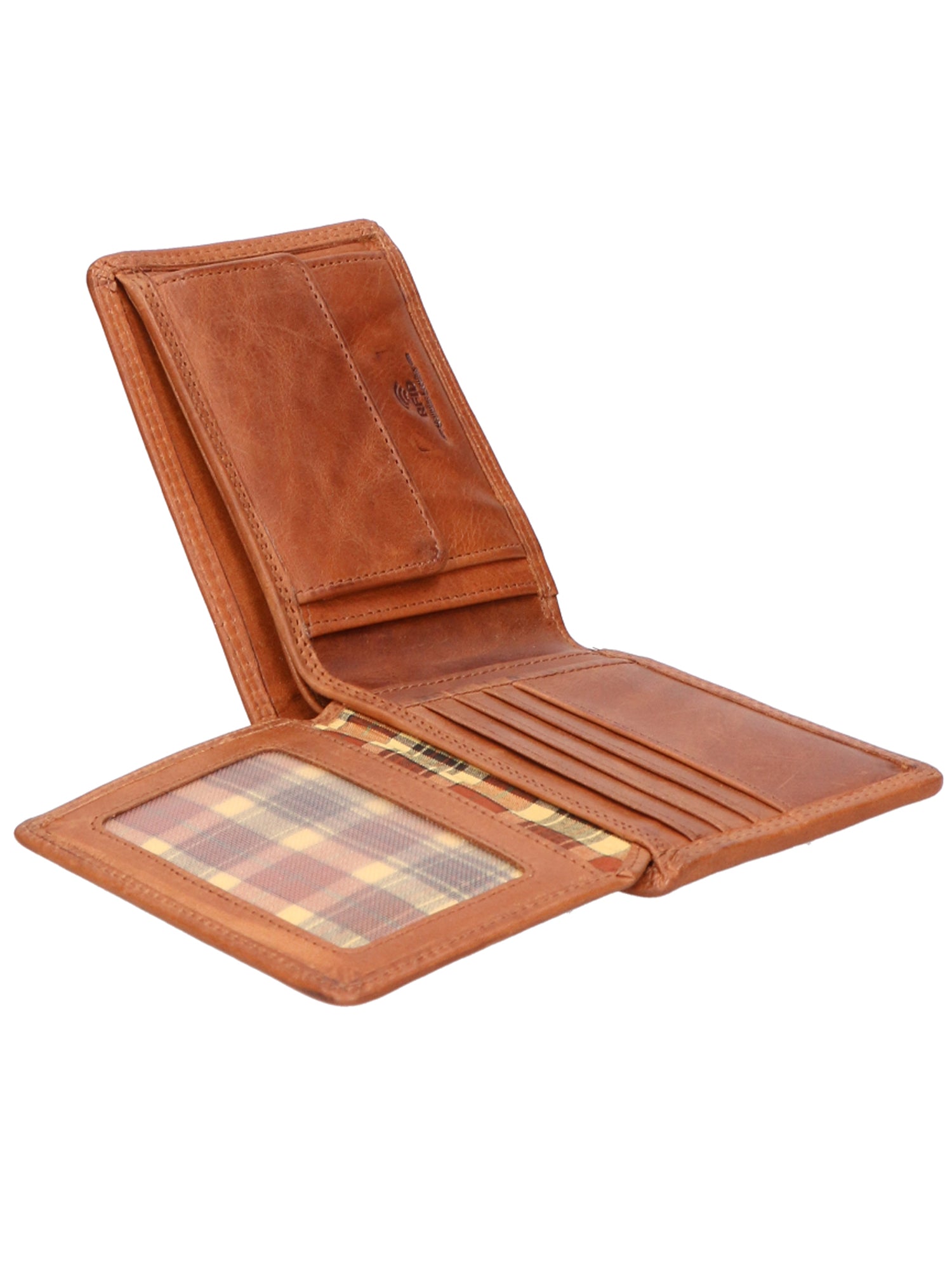 Portafoglio unisex vera pelle Made in Italy Vacchetta Ingrassata SN1828347-TAN Santini Firenze