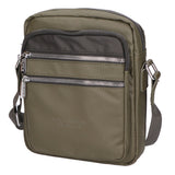 Borsa a tracolla uomo 100% pelle PU PCL3020-GREEN+BLACK Northampton Polo Club