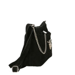 Embera Elite Borsa a tracolla donna Vera pelle scamosciata 8650-NERO Gave Lux