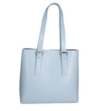 Germana Borsa a spalla da donna 100% pelle 05924-B92 CELESTE Gave Lux
