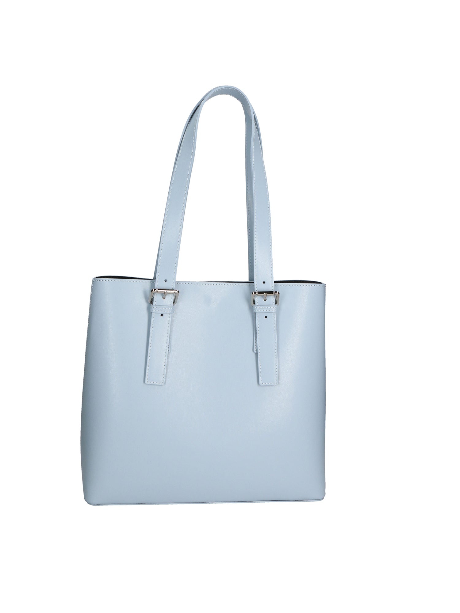 Germana Borsa a spalla da donna 100% pelle 05924-B92 CELESTE Gave Lux
