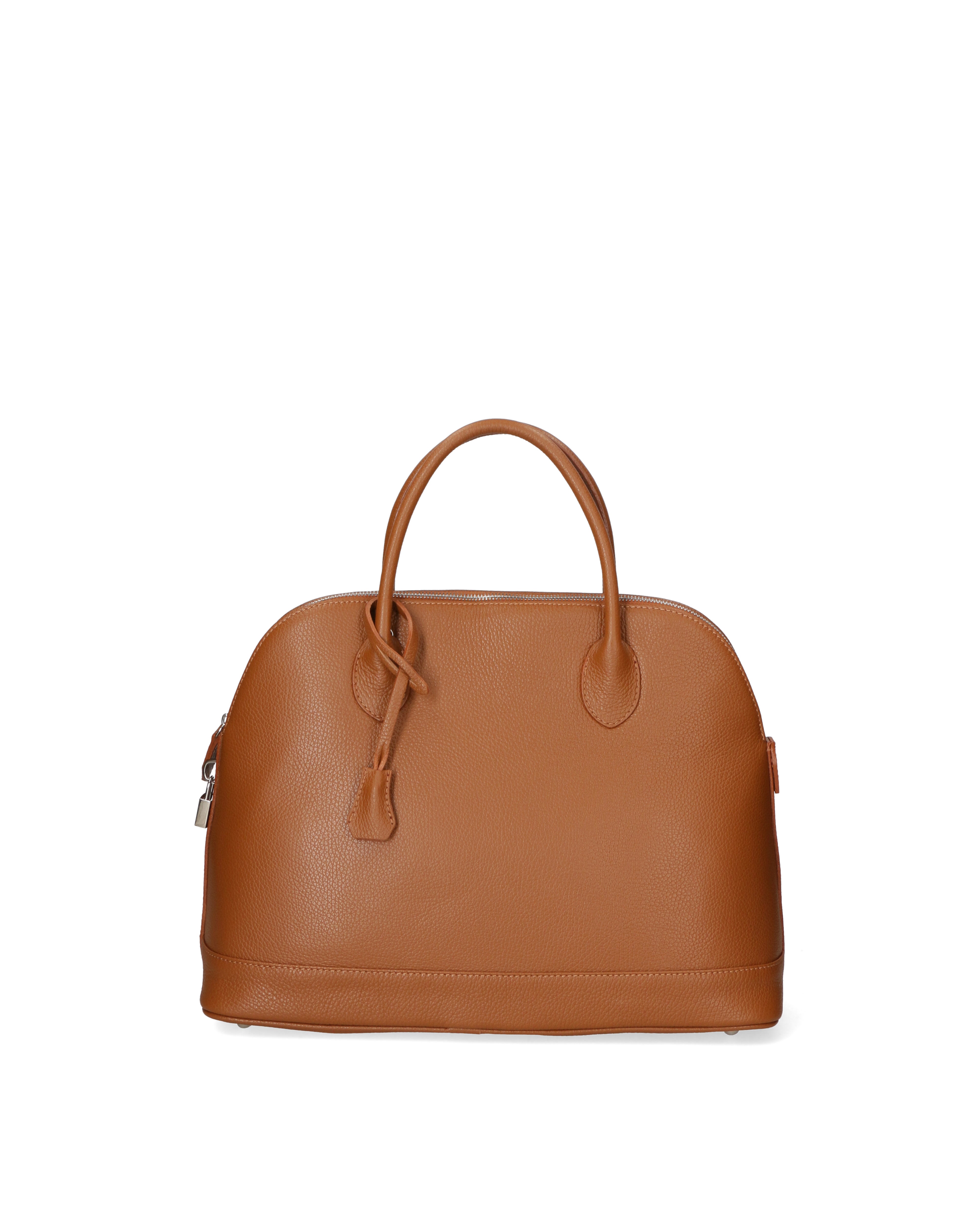 Silvana Chic Borsa a mano da donna 100% pelle 80028 5197-D17 CUOIO SCURO Gave Lux