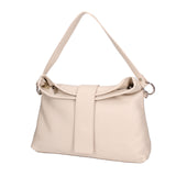 Grace Borsa a spalla da donna Vera pelle 07158-D37 LATTE Viola Castellani