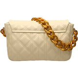 Aurélia Borsa a spalla da donna Vera pelle 04542-S37 LATTE Gave Lux