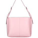 Borsa a spalla da donna Misto pelle e tessuto 07157-D56 PINK Roberta Rossi