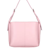 Borsa a spalla da donna Misto pelle e tessuto 07157-D56 PINK Roberta Rossi