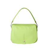 Sabina Borsa a spalla da donna Vera pelle 07139-D12 VERDE Viola Castellani