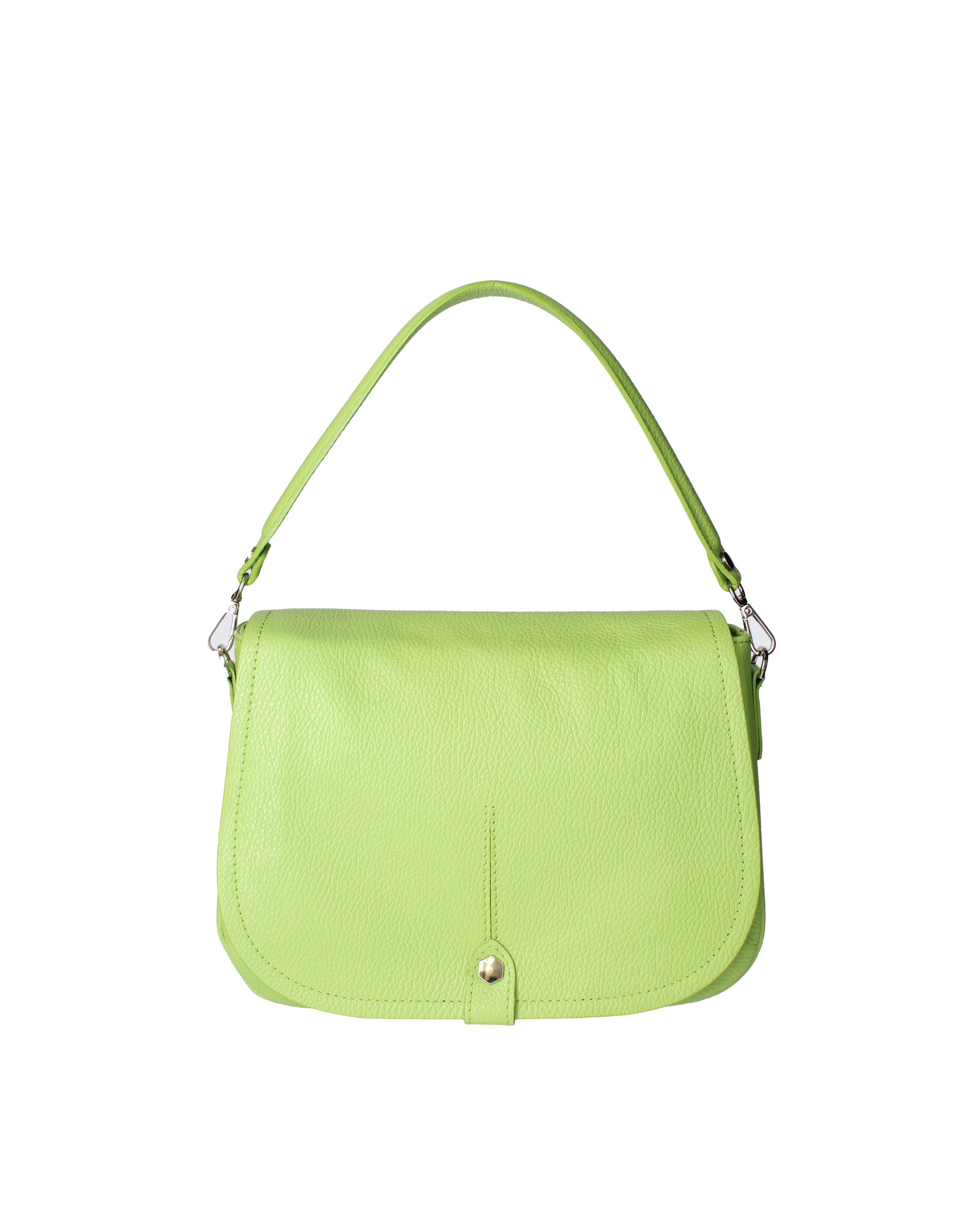 Sabina Borsa a spalla da donna Vera pelle 07139-D12 VERDE Viola Castellani
