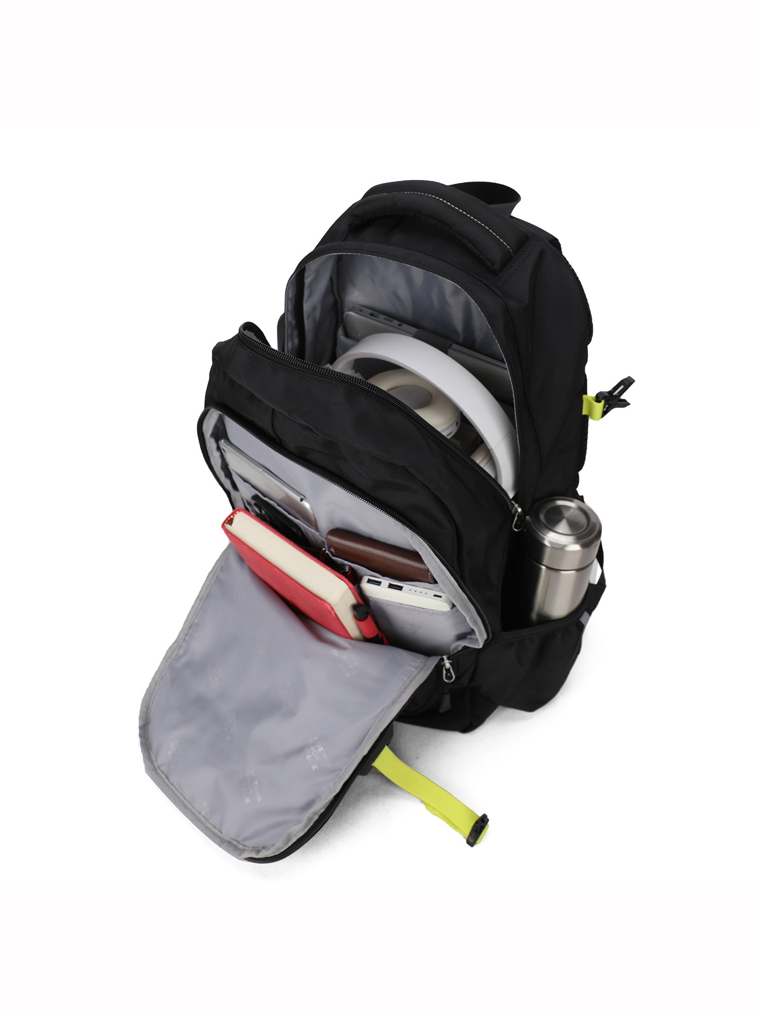 Zaino unisex Arkon Casual SN57605-7B-BLACK+FLUORESCENT GREEN Aoking