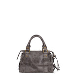 Erisia Borsa a spalla da donna Vera pelle 06091-042 GRIGIO SCURO Gave Lux